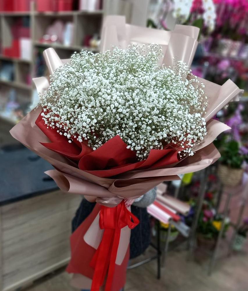 Букет Белые хлопья в Тамале Букет цветов из: Гипсофила в Тамале