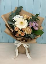 Букет цветов из:  Герберы и Хризантемы в Тамале