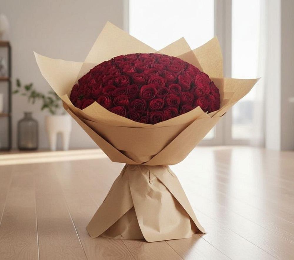 Букет 101 Красная роза в Тамале