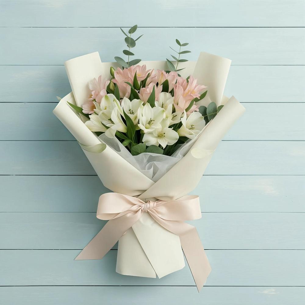 Букет цветов из: Альстромерии в Тамале