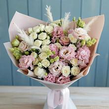 Букет цветов из:  Альстромерии и Розы в Тамале